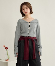 design rib tops / デザインリブトップス