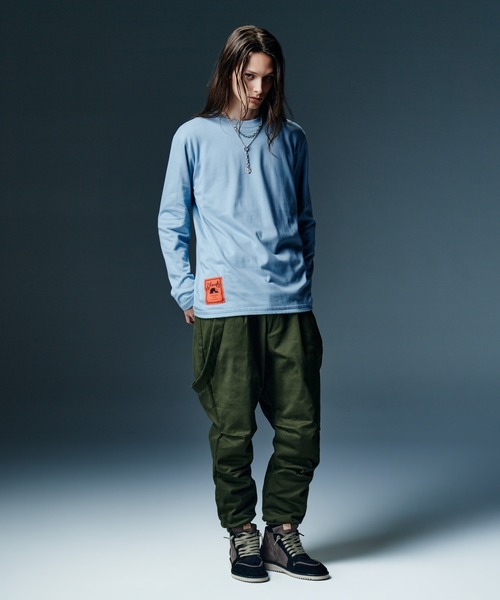 glamb（グラム）の「Suspender Sarouel Pants / サスペンダーサルエルパンツ（その他パンツ・メンズ・ブラック/カーキ・S/M/L）」の9枚目の写真