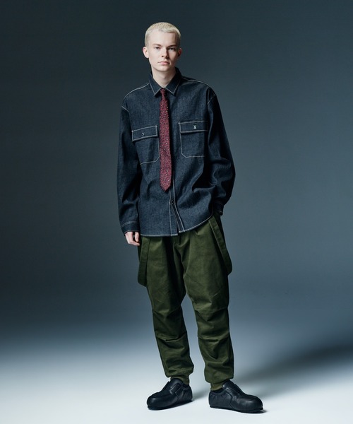 glamb（グラム）の「Suspender Sarouel Pants / サスペンダーサルエルパンツ（その他パンツ・メンズ・ブラック/カーキ・S/M/L）」の13枚目の写真