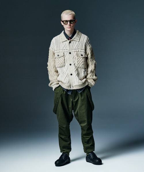 glamb（グラム）の「Suspender Sarouel Pants / サスペンダーサルエルパンツ（その他パンツ・メンズ・ブラック/カーキ・S/M/L）」の14枚目の写真