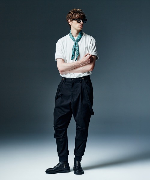 glamb（グラム）の「Suspender Sarouel Pants / サスペンダーサルエルパンツ（その他パンツ・メンズ・ブラック/カーキ・S/M/L）」の19枚目の写真