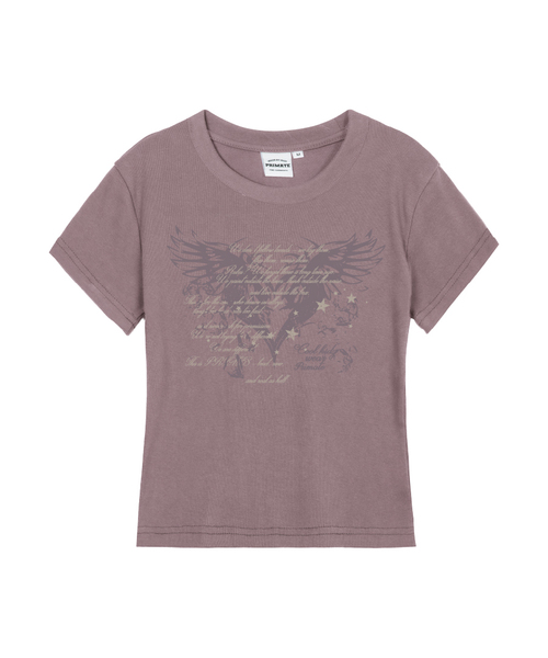PRIMATE(プライメイト)の「BRESS レディース スリムフィット 半袖Tシャツ 7 COLORS(Tシャツ/カットソー・レディース・ラベンダー/ライトブルー/カーキ/ホワイト/クリーム/チャコール/ブラック・LARGE/MEDIUM/SMALL)」の7枚目の写真