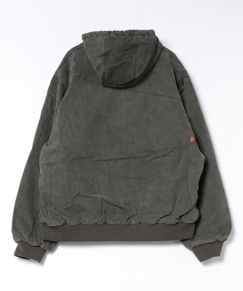 VOLCOM(ボルコム)の「VOLCOM/ボルコム アウター フードジャケット 中綿 ジップアップ パーカー BG052798(その他アウター・メンズ・ダークベージュ/ブラック・M/L/XL)」の3枚目の写真
