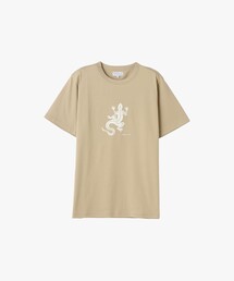 メンズ アイコニック コットン 半袖 Tシャツ "Lezard"