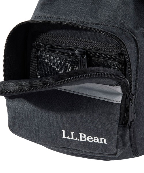 L.L.Bean(エルエルビーン)の「ビニロン/コットン・ドローストリング・ポーチ(ショルダーバッグ・レディース・ブラック/カーキブラウン/グリーン・ONE SIZE)」の7枚目の写真