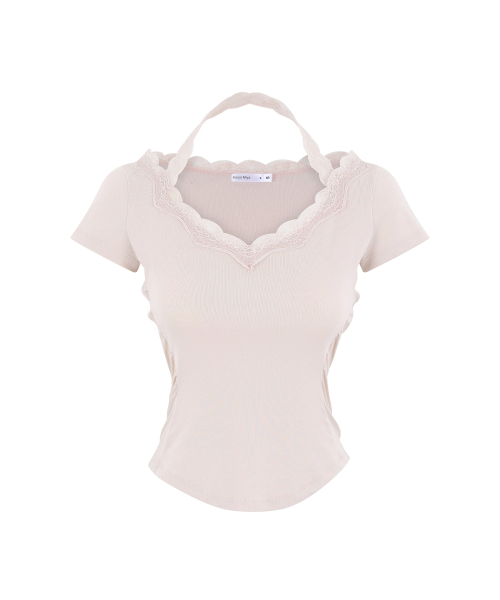 REISE MIYA（レイズミヤ）の「リリーホルターネックレーストップ [ベイビーピンク]（Tシャツ/カットソー・レディース・その他・SMALL/MEDIUM）」の5枚目の写真