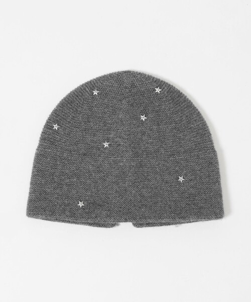 UNITED ARROWS(ユナイテッドアローズ)の「スタービジュー ビーニー(ニットキャップ/ビーニー・レディース・ブラック/ダークグレー・FREE)」の1枚目の写真