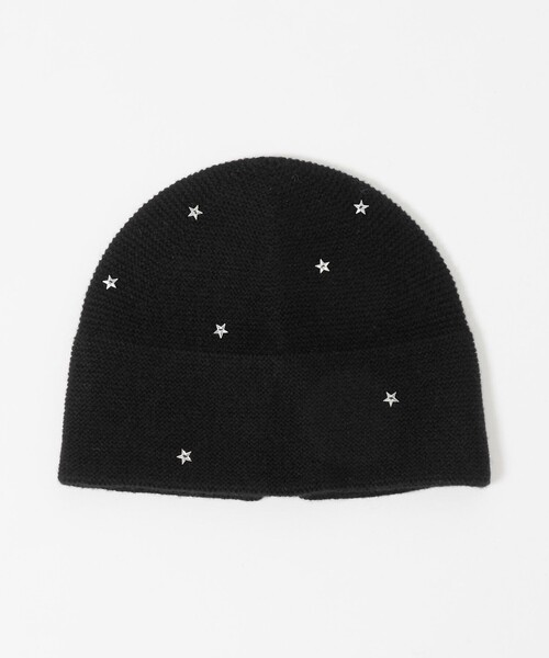 UNITED ARROWS(ユナイテッドアローズ)の「スタービジュー ビーニー(ニットキャップ/ビーニー・レディース・ブラック/ダークグレー・FREE)」の2枚目の写真