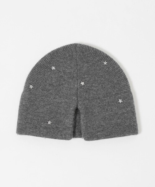UNITED ARROWS(ユナイテッドアローズ)の「スタービジュー ビーニー(ニットキャップ/ビーニー・レディース・ブラック/ダークグレー・FREE)」の7枚目の写真