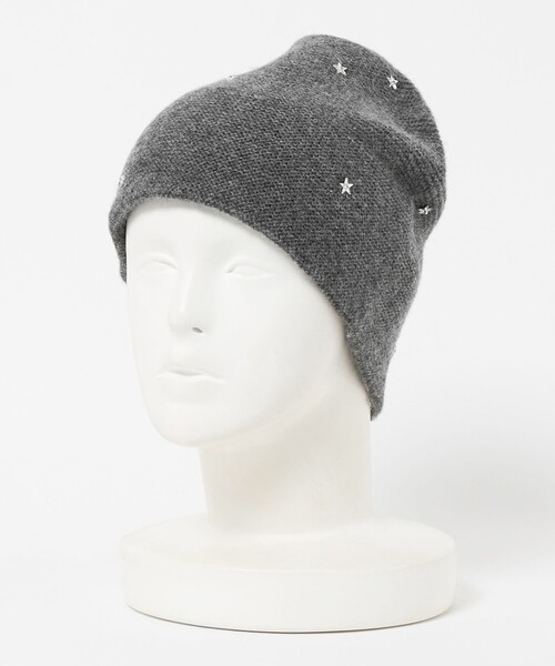UNITED ARROWS(ユナイテッドアローズ)の「スタービジュー ビーニー(ニットキャップ/ビーニー・レディース・ブラック/ダークグレー・FREE)」の6枚目の写真