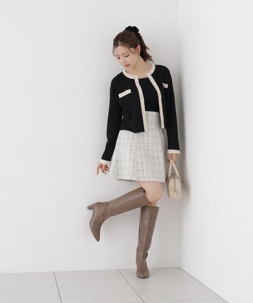 PROPORTION BODY DRESSING(プロポーションボディドレッシング)の「バイカラーアンサンブルニット / 1216270905(アンサンブル・レディース・ホワイト/ブラック/ピンク・MEDIUM/SMALL)」の22枚目の写真