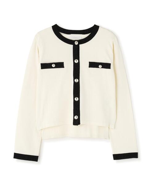 PROPORTION BODY DRESSING(プロポーションボディドレッシング)の「バイカラーアンサンブルニット / 1216270905(アンサンブル・レディース・ホワイト/ブラック/ピンク・MEDIUM/SMALL)」の8枚目の写真
