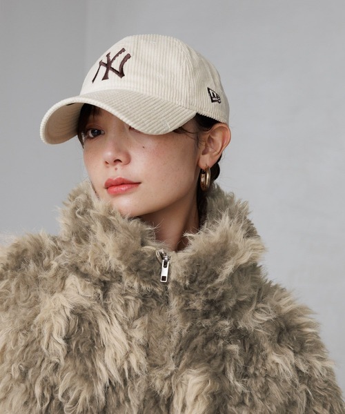 NEW ERA(ニューエラ)の「【NEW ERA(ニューエラ)】別注920 CORDUROY(キャップ・レディース・ネイビー/ブラウン/オフホワイト・FREE)」の1枚目の写真