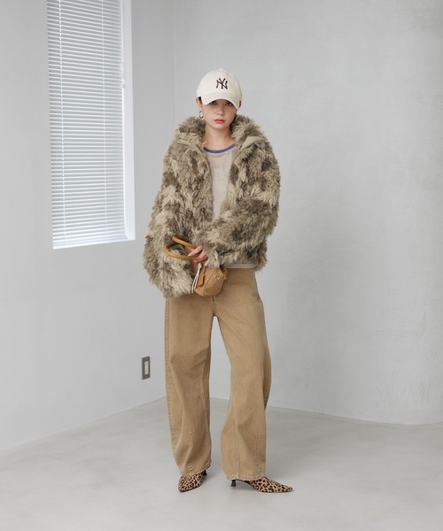 NEW ERA(ニューエラ)の「【NEW ERA(ニューエラ)】別注920 CORDUROY(キャップ・レディース・ネイビー/ブラウン/オフホワイト・FREE)」の5枚目の写真