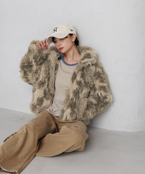 NEW ERA(ニューエラ)の「【NEW ERA(ニューエラ)】別注920 CORDUROY(キャップ・レディース・ネイビー/ブラウン/オフホワイト・FREE)」の6枚目の写真