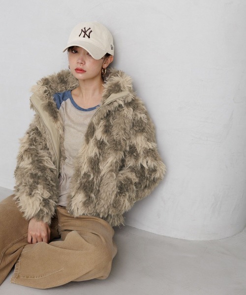NEW ERA(ニューエラ)の「【NEW ERA(ニューエラ)】別注920 CORDUROY(キャップ・レディース・ネイビー/ブラウン/オフホワイト・FREE)」の7枚目の写真