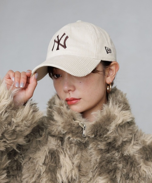 NEW ERA(ニューエラ)の「【NEW ERA(ニューエラ)】別注920 CORDUROY(キャップ・レディース・ネイビー/ブラウン/オフホワイト・FREE)」の8枚目の写真