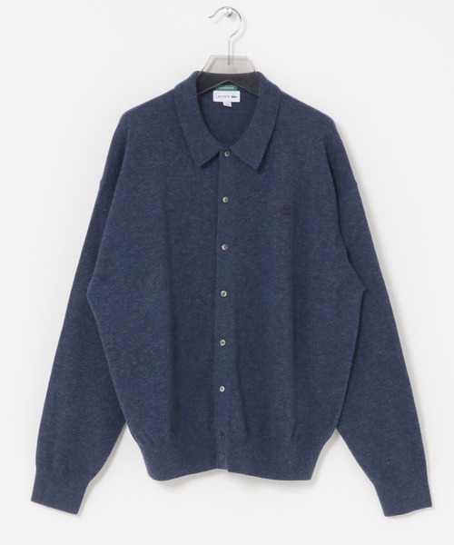 LACOSTE（ラコステ）の「『別注』LACOSTE×URBAN RESEARC　KNIT POLO CARDIGAN（ニット/セーター・メンズ・レッド系その他/ホワイト系その他/インディゴブルー・3/5/4）」の6枚目の写真