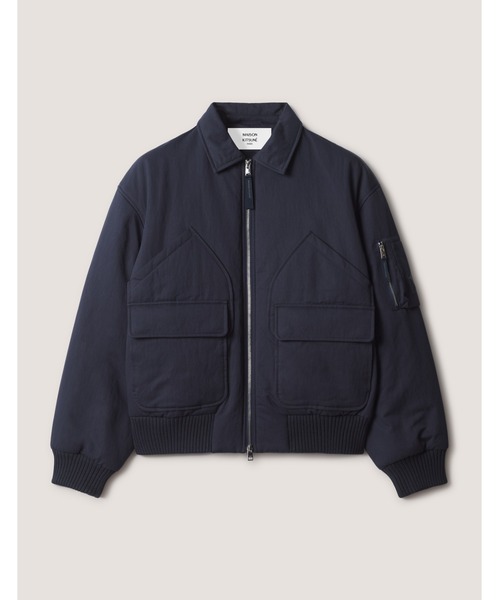Maison Kitsune｜メゾンキツネのMA-1（ブルー・ネイビー/青色系）通販