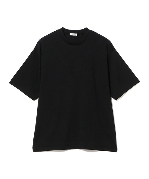 BEAMS F(ビームスエフ)の「ウール ショートスリーブ クルーネック Tシャツ(Tシャツ/カットソー・メンズ・ブラック系その他4/ブラック/ダークブラウン・XL/M/L/S)」の2枚目の写真