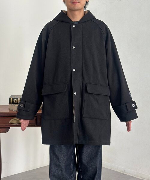 CPCM(シーピーシーエム)の「配色ヘリンボーンコート(その他アウター・メンズ・ブラウン/ブラック・MEDIUM/LARGE)」の10枚目の写真