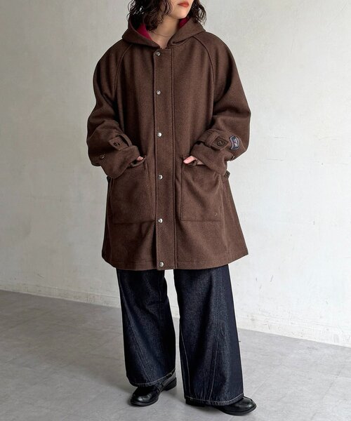 CPCM(シーピーシーエム)の「配色ヘリンボーンコート(その他アウター・メンズ・ブラウン/ブラック・MEDIUM/LARGE)」の19枚目の写真