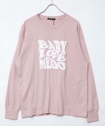 SHISKY（シスキー）の「プリント/刺繍 BIGロンT（Tシャツ/カットソー）」