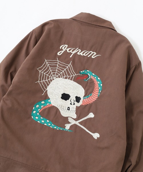 FUNALIVE（ファンアライブ）の「ALCARZA 刺繍ジャケット（ブルゾン・メンズ・ブラック系3/パープル/ブラウン系2/ブラック系4/ブラウン系1/ブラック系1/ブラック系2・L）」の7枚目の写真