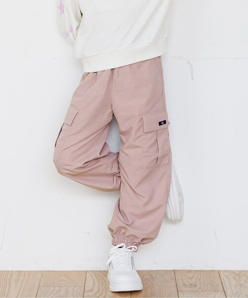 algy(アルジー)の「【puchily プチプラライン】フラップネームカーゴパンツ(カーゴパンツ・キッズ・ピンク/ブラウン/サックスブルー/ブラック・140/150/120/130/160)」の4枚目の写真