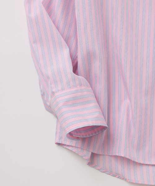 UNFOLLOW（アンフォロー）の「【FOLL / フォル】superfine cotton broad wardrobe shirt（シャツ/ブラウス・メンズ・ネイビー/ピンク・3/2）」の6枚目の写真