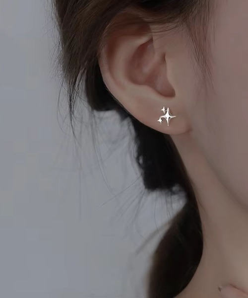 tunee(チュニー)の「【TUNE】パール太ピアス(ピアス(両耳用)・レディース・シルバー・FREE)」の2枚目の写真