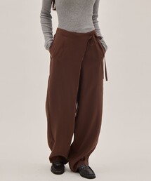 [YLEVE/イレーヴ]RAYON-POLYESTER BROAD TROUSERS/レーヨンポリエステル ブロードパンツ/スラックス