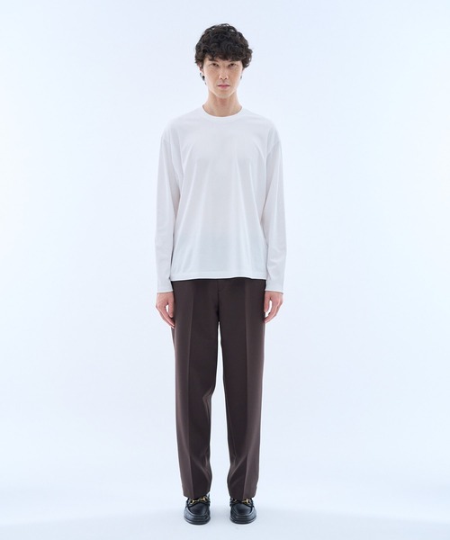 ESTNATION（エストネーション）の「ESTNATION / ウォッシャブルギャバジン ベーシックパンツ（スラックス・メンズ・ブラウン/ブラック・X-LARGE/LARGE/MEDIUM）」の4枚目の写真