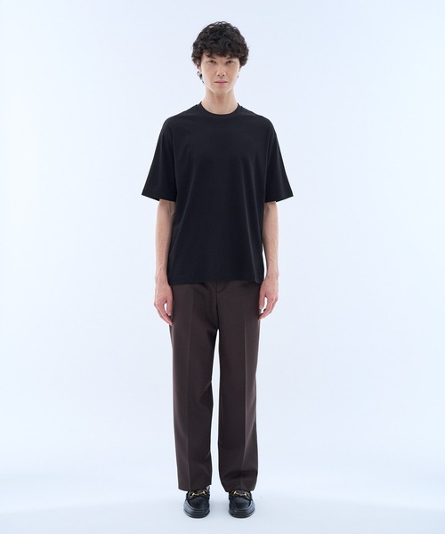 ESTNATION（エストネーション）の「ESTNATION / ウォッシャブルギャバジン ベーシックパンツ（スラックス・メンズ・ブラウン/ブラック・X-LARGE/LARGE/MEDIUM）」の5枚目の写真