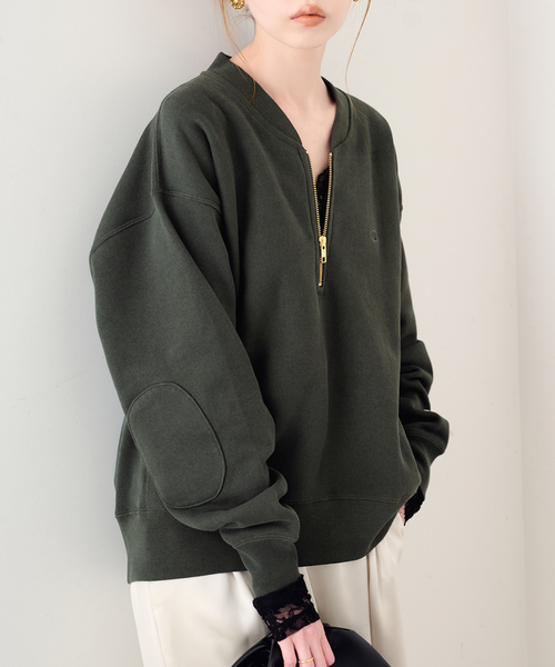 Champion/チャンピオン SLOBE別注 ハーフジップスウェット（スウェット