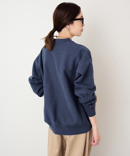 Champion(チャンピオン)の「Champion/チャンピオン SLOBE別注 ハーフジップスウェット(スウェット・レディース・ブラウン/ネイビー/ブラック・FREE)」の14枚目の写真