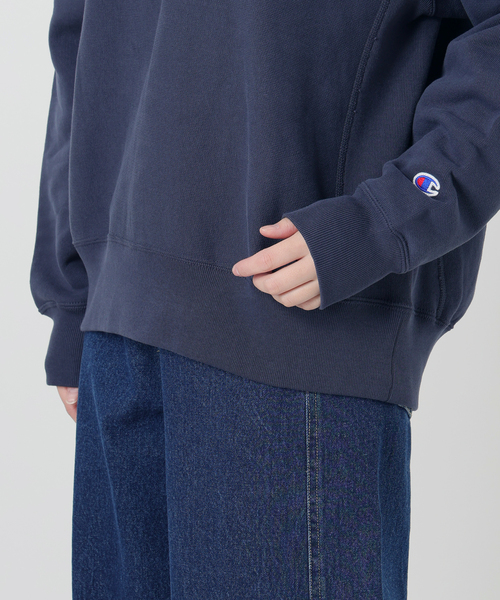 Champion(チャンピオン)の「Champion/チャンピオン SLOBE別注 ハーフジップスウェット(スウェット・レディース・ブラウン/ネイビー/ブラック・FREE)」の20枚目の写真