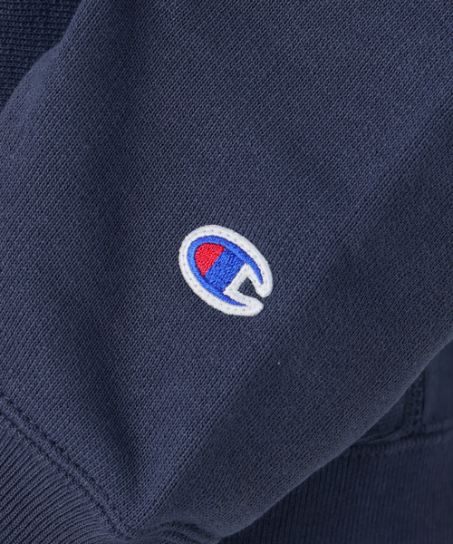 Champion(チャンピオン)の「Champion/チャンピオン SLOBE別注 ハーフジップスウェット(スウェット・レディース・ブラウン/ネイビー/ブラック・FREE)」の21枚目の写真