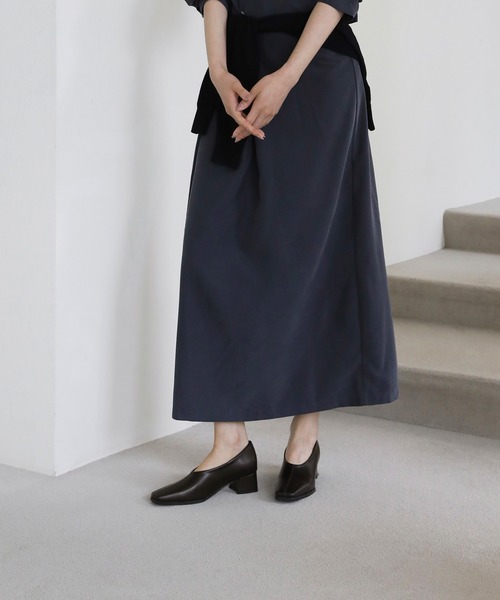 SAPPUN(サプン)の「Morian(モリアン)ハイヴァンプスクエアパンプス(220-65202)SAPPUN(サプン)(パンプス・レディース・ブラック/ダークブラウン・24.5/24/23.5/23/22.5)」の16枚目の写真