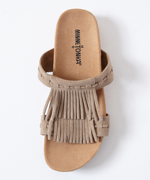 Minnetonka（ミネトンカ）の「MINNETONKAデイジーサンダル/205-MIE-74002【WEB限定】（サンダル・レディース・ブラウン/ベージュ・7/6/8）」の2枚目の写真