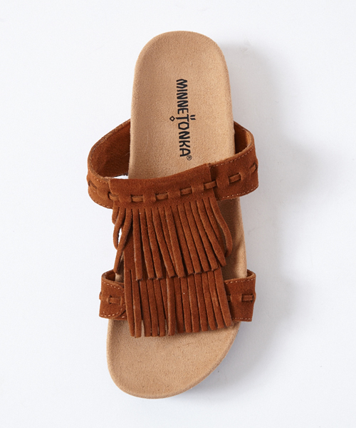 Minnetonka（ミネトンカ）の「MINNETONKAデイジーサンダル/205-MIE-74002【WEB限定】（サンダル・レディース・ブラウン/ベージュ・7/6/8）」の5枚目の写真