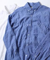 coen | シャーリングシャンブレーシャツ(シャツ/ブラウス)
