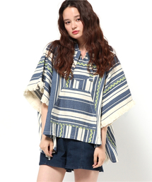 X-girl | 【mini掲載】MEXICAN PONCHO /ポンチョ/メキシカン/トップス(その他トップス)