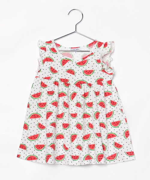 GLOBAL WORK（グローバルワーク）の「キッズ【吸水速乾】ドライソウガラチュニックノースリーブ/712353（Tシャツ/カットソー・キッズ・グレー/ホワイト/ホワイト系その他・SMALL/MEDIUM/X-LARGE/LARGE）」の10枚目の写真