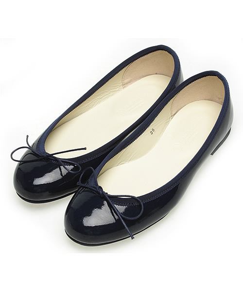 BEAUTY&YOUTH UNITED ARROWS（ビューティーアンドユースユナイテッドアローズ）の「BY NEWエナメル バレエシューズ　§ ◆（バレエシューズ・レディース・ゴールド/ブラック/レッド/シルバー/ダークグレー/ネイビー/ブラウン/ライトピンク/ワインレッド・35/35h/36/36h/37/37h/38）」の5枚目の写真