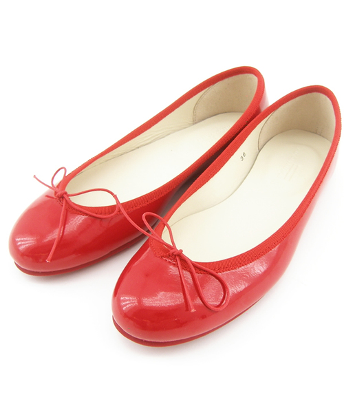 BEAUTY&YOUTH UNITED ARROWS（ビューティーアンドユースユナイテッドアローズ）の「BY NEWエナメル バレエシューズ　§ ◆（バレエシューズ・レディース・ゴールド/ブラック/レッド/シルバー/ダークグレー/ネイビー/ブラウン/ライトピンク/ワインレッド・35/35h/36/36h/37/37h/38）」の6枚目の写真