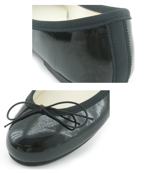 BEAUTY&YOUTH UNITED ARROWS（ビューティーアンドユースユナイテッドアローズ）の「BY NEWエナメル バレエシューズ　§ ◆（バレエシューズ・レディース・ゴールド/ブラック/レッド/シルバー/ダークグレー/ネイビー/ブラウン/ライトピンク/ワインレッド・35/35h/36/36h/37/37h/38）」の11枚目の写真