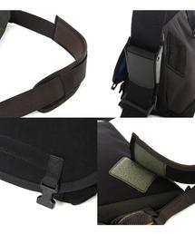 MARGARET HOWELL☓PORTER　メッセンジャーバッグ　ブラック MARGARET HOWELL x PORTER CORDURA CANVAS MESSENGER BAG