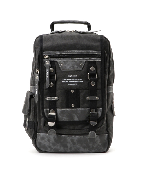 DEVICE デバイス Haze2 ミリタリー ムラ染め キャンバス メガ ボディ