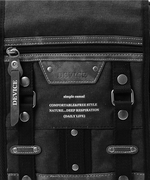 DEVICE デバイス Haze2 ミリタリー ムラ染め キャンバス メガ ボディ